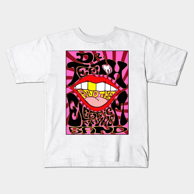 Dr. Teeth and the Electric Mayhem Band Kids T-Shirt by G. Patrick Colvin